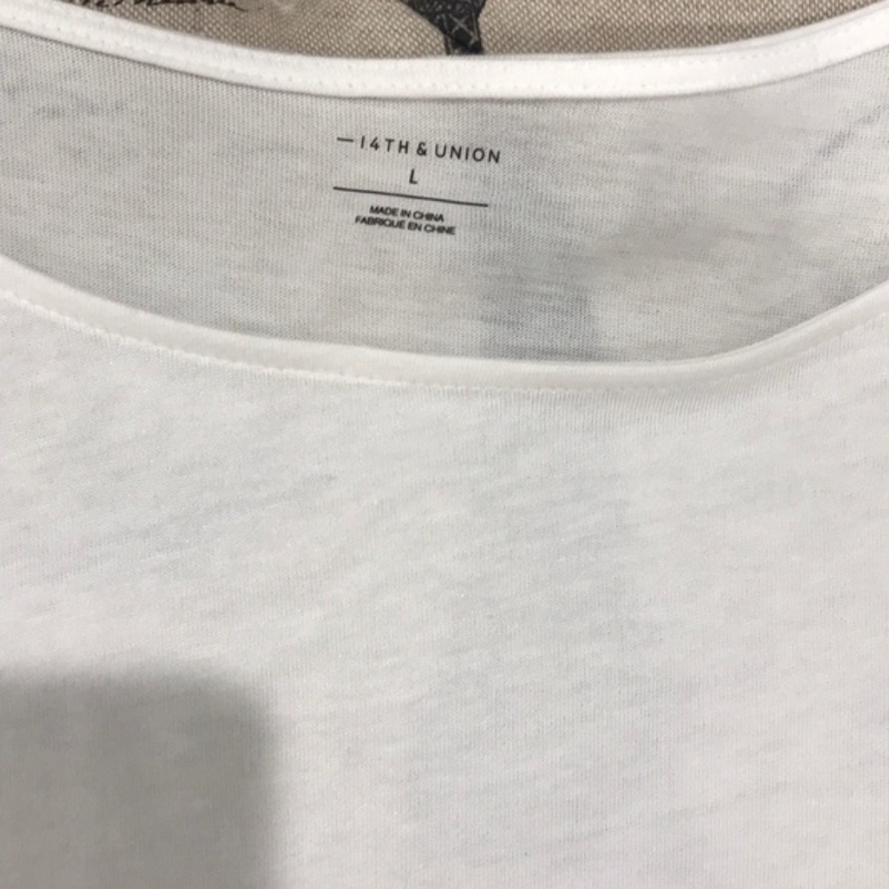 14th & Union Ruffle Sleeve Tee - Picture 3 of 6